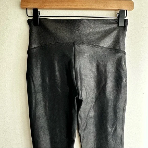 Spanx Faux Leather Shimmer Leggings - Picture 4 of 5
